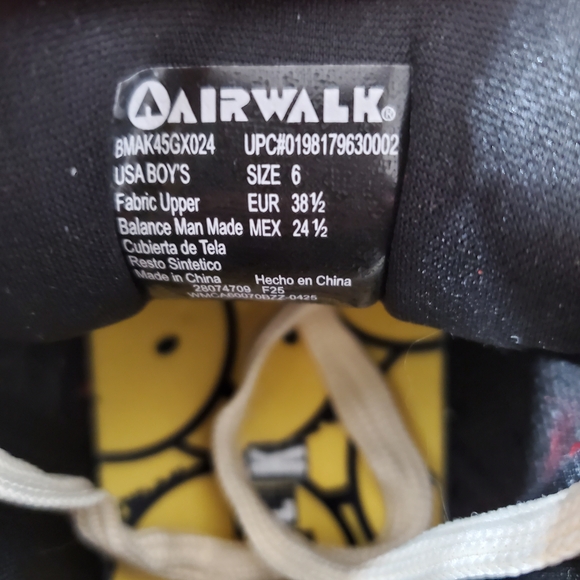 colorful big boy's size 6 sneakers by airwalk. nwt - Picture 6 of 11